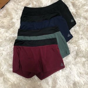 Set of four Reebok speedwick shorts